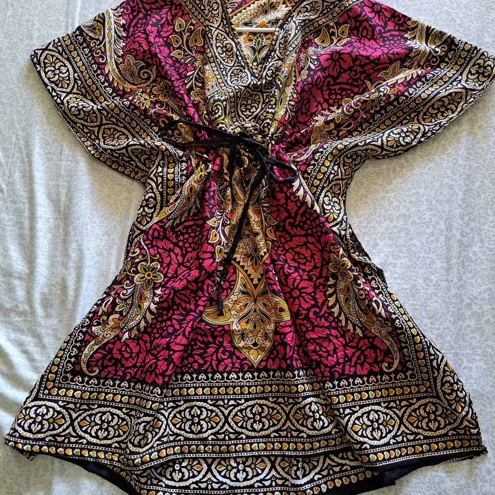 Bohemian Paisley Kimono Blouse